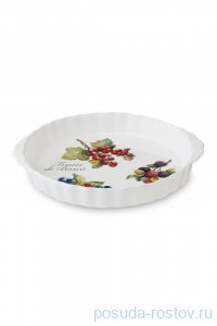Блюдо для запекания 32 см круглое &quot;Artigianato ceramico /Лесные ягоды&quot; / 243560