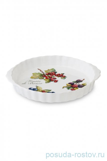 Блюдо для запекания 32 см круглое &quot;Artigianato ceramico /Лесные ягоды&quot; / 243560