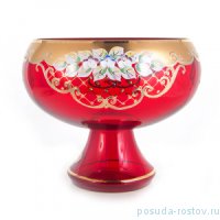 Ваза для фруктов 22 см &quot;Лепка красная&quot; / 155056