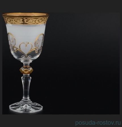 Бокалы для красного вина 220 мл 6 шт &quot;Кристина /Tulp золото&quot; R-G / 097314