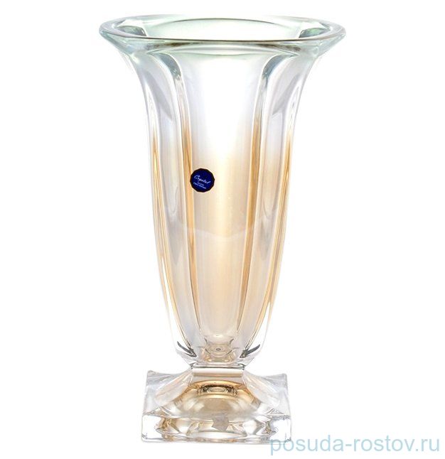 Ваза для цветов 33 см н/н "Магма /Янтарно-зеленая" R-G / 113527