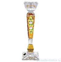 Подсвечник 25 см &quot;Хрусталь с золотом&quot; / 057082