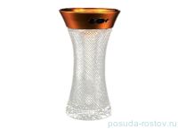 Ваза для цветов 30 см &quot;S.Crystal /Фелиция /золото&quot; / 099892