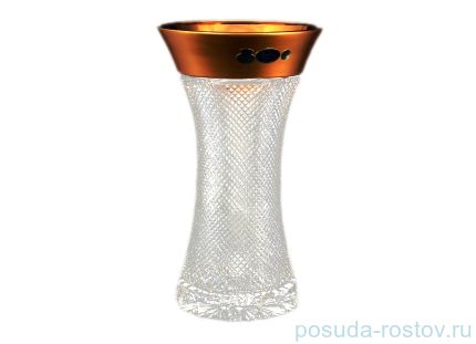 Ваза для цветов 30 см &quot;S.Crystal /Фелиция /золото&quot; / 099892