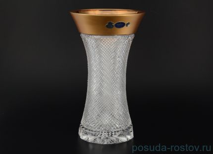 Ваза для цветов 30 см &quot;S.Crystal /Фелиция /золото&quot; / 099892