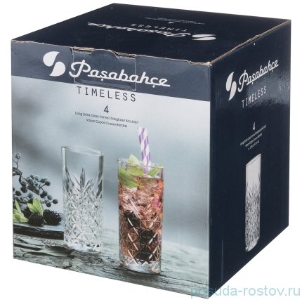 Стаканы для воды 295 мл 4 шт &quot;Timeless /Шампань&quot; / 191495