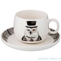 Чайные пары 450 мл 4 шт &quot;Fashion Animals /Филин&quot; / 190902
