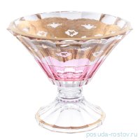 Конфетница 26 см н/н &quot;Timon /Розовая с золотом&quot; / 148397