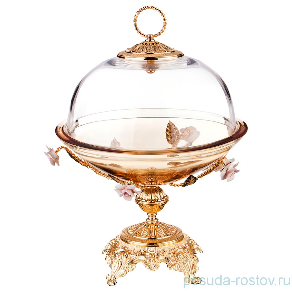 Фруктовница 48 х 38 см н/н с крышкой "Naja"  / 171862