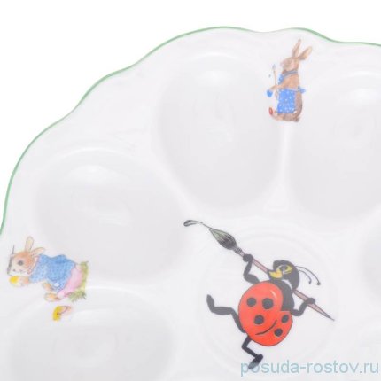 Блюдо для яиц 20 см &quot;Корона /Весна /Божья коровка&quot;  / 255583