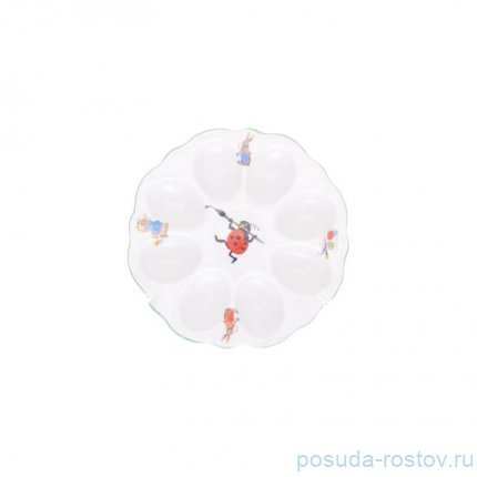 Блюдо для яиц 20 см &quot;Корона /Весна /Божья коровка&quot;  / 255583