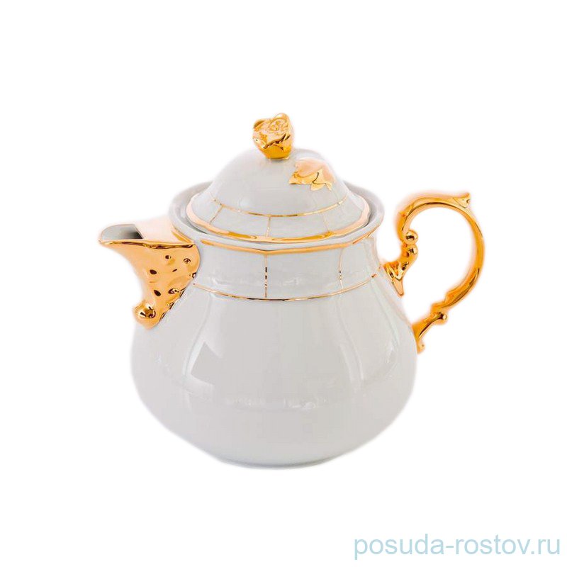 Заварочный чайник 1,2 л "Менуэт /Отводка золото" / 063949