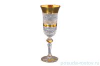 Бокалы для шампанского 150 мл 6 шт &quot;Max Crystal /Хрусталь с золотом&quot; / 125741