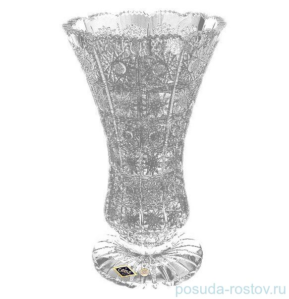 Ваза для цветов 30,5 см н/н "Хрусталь резной" / 037980