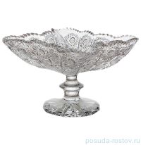 Ваза для конфет 18 см н/н &quot;Glasspo /Хрусталь резной&quot; / 064482