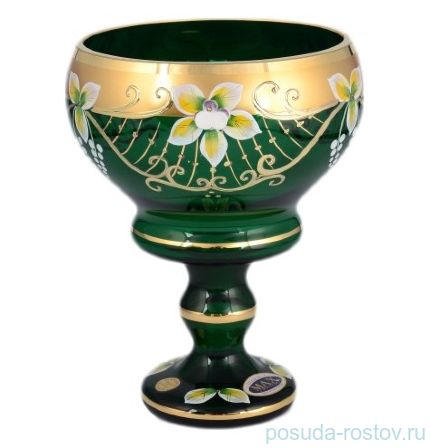 Конфетница 16 см н/н зеленая &quot;Лепка&quot; / 099256