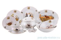 Столовый сервиз на 6 персон 25 предметов &quot;Мэри-Энн /Охота&quot; / 027875