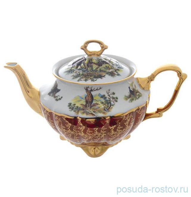 Заварочный чайник 1,1 л "Мария-Тереза /Охота красная" S-P / 296653