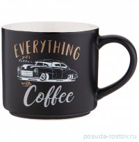 Кружка 470 мл чёрная &quot;Vintage garage&quot; / 312894
