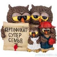 Фигурка совята итри 8,5*6 см. высота=6,5 см. (кор=48шт.) / 212403