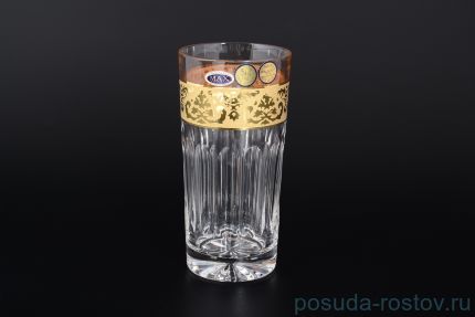 Стаканы для воды 350 мл 6 шт &quot;Max Crystal /Золото&quot; / 112592