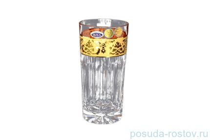 Стаканы для воды 350 мл 6 шт &quot;Max Crystal /Золото&quot; / 112592