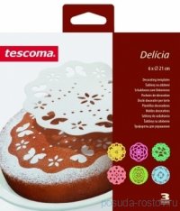Трафареты для украшения 6 шт &quot;Tescoma /DELÍCIA&quot; / 142446