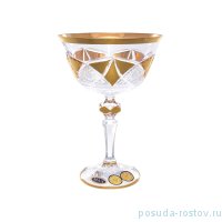Бокалы для шампанского 180 мл 6 шт &quot;Лаура /Max Crystal /Золотые треугольники&quot;  / 159269