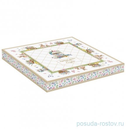 Менажница 25 см 4-х секционная &quot;Кролики и цветы /Spring Bloom&quot; / 369086