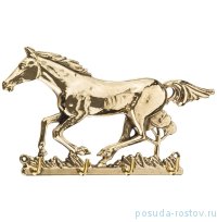 Вешалка на 4 крючка 20 х 11 см настенная &quot;Скакун /Stilars&quot; / 190007