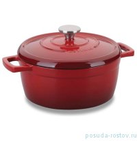 Кастрюля 24 х 10,5 см с крышкой &quot;Red Gasta&quot; / 272067