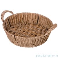 Корзинка 21 х 6 /9 см с ручками &quot;Натурель&quot; / 210365