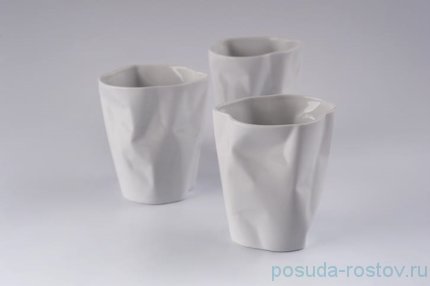 Чашка 370 мл без ручки белая &quot;BENT&quot; / 163394