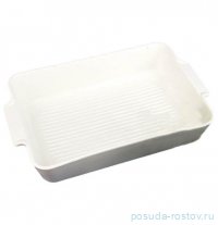 Блюдо для запекания 25,5 х 16 х 5 см прямоугольное с ручками 1 л &quot;Маршмеллоу&quot; / 327849