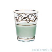 Стаканы для воды 6 шт матово-салатовые &quot;Золотая повитель&quot; / 169662