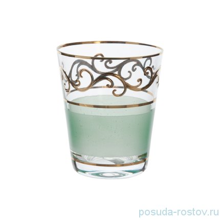 Стаканы для воды 6 шт матово-салатовые &quot;Золотая повитель&quot; / 169662