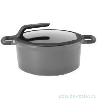 Кастрюля 28 см с крышкой 7,3 л &quot;Gem grey&quot; / 162387