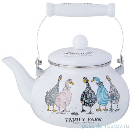 Чайник 2,5 л эмалированный &quot;Family farm&quot; / 354377