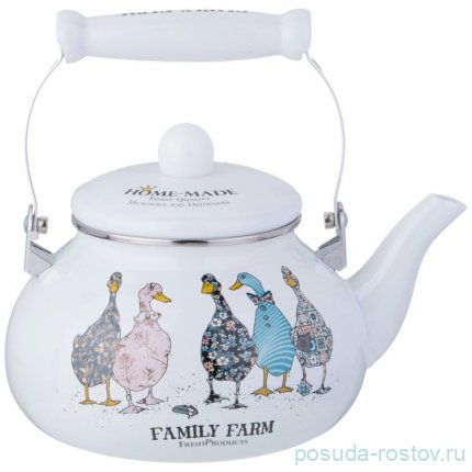 Чайник 2,5 л эмалированный &quot;Family farm&quot; / 354377