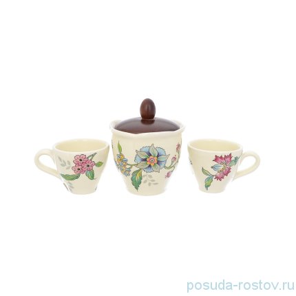 Кофейный набор на 6 персон 9 предметов &quot;Artigianato ceramico /Прованс&quot; / 253206