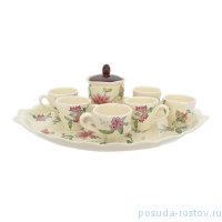Кофейный набор на 6 персон 9 предметов &quot;Artigianato ceramico /Прованс&quot; / 253206