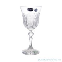 Бокалы для белого вина 170 мл 6 шт &quot;Лаура /Хрусталь резной&quot; / 107643