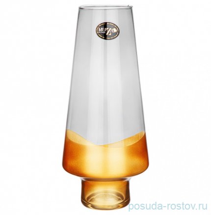 Ваза для цветов 30 см &quot;Modern gala smoky /Gold&quot; / 289617