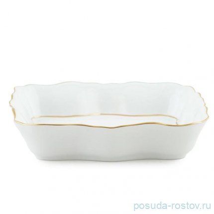 Салатник 24 см квадратный &quot;Престиж /Marquise Gold&quot; / 336011
