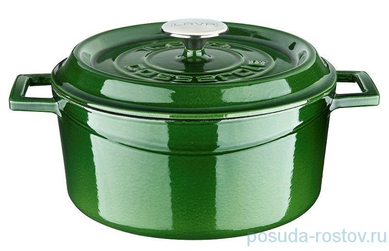 Кастрюля 28 см с крышкой "Lava /Majolica Green" / 221008