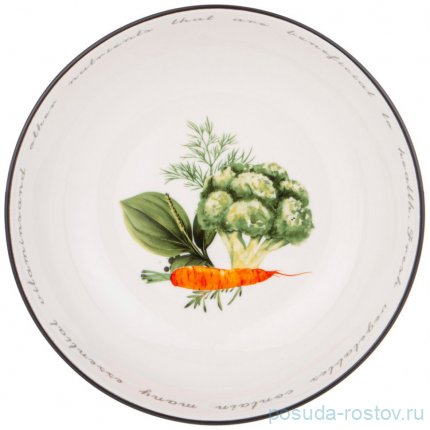 Тарелка 18 х 4,9 см глубокая 750 мл &quot;Kitchen passions&quot;  / 332280