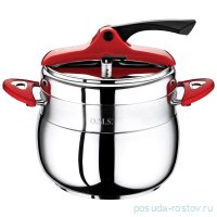 Скороварка 7 л красные ручки &quot;PRESSURE COOKERS&quot; / 296045