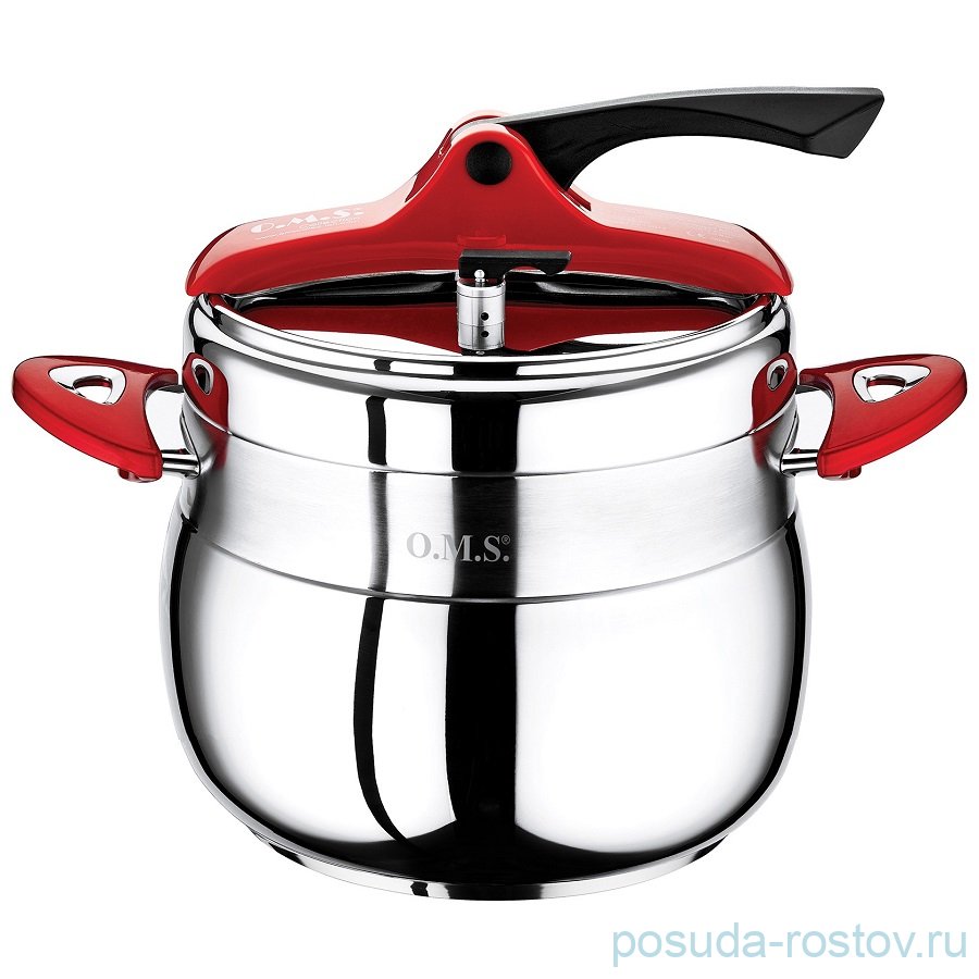 Скороварка 7 л красные ручки "PRESSURE COOKERS" / 296045