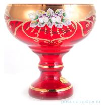 Ваза для конфет 16 см н/н &quot;Лепка красная /9823&quot; / 119486