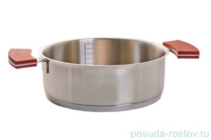 Кастрюля 24 см в диаметре, с силиконовыми ручками &quot;Sambonet&quot; / 047058
